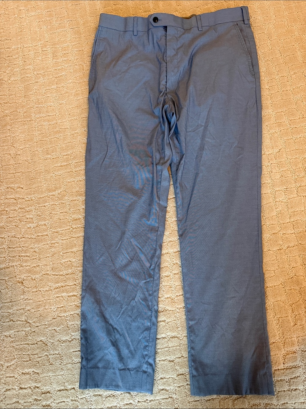 Roundtree & Yorke Slate Blue Chinos